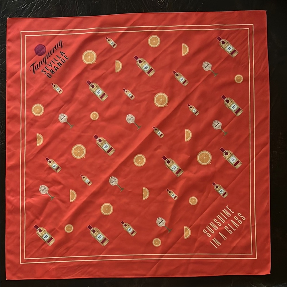 TANQUERAY SEVILLA ORANGE SCARF